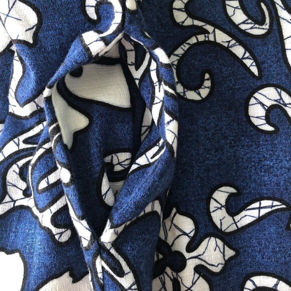 VINTAGE Hawaiian Original Hilo Haittee Dress Flutter Hem Flowers Pulmeria 8 - Picture 7 of 7